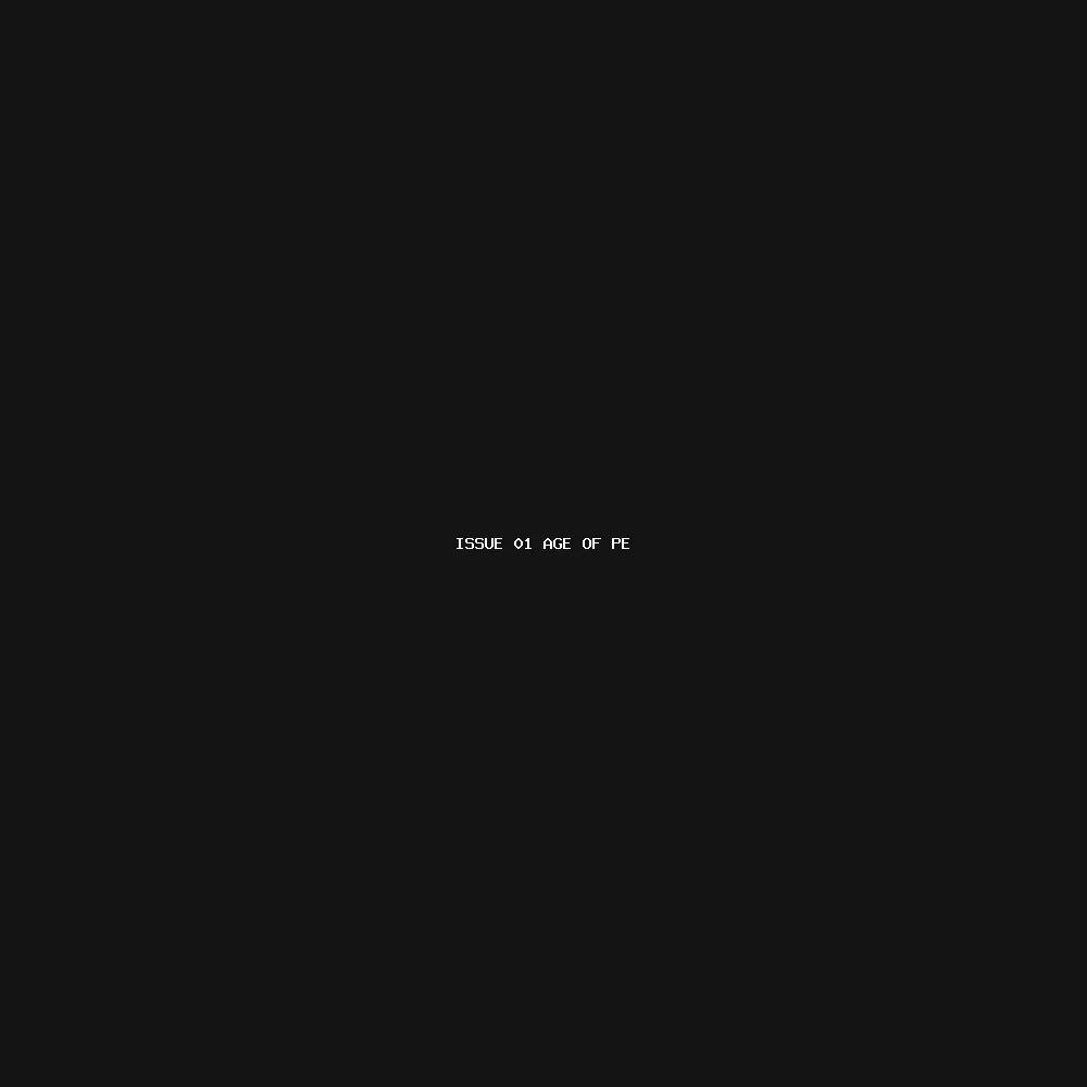 Issue 01 — Age of Penumbra — 2