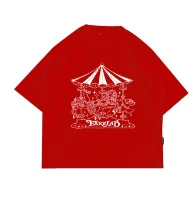 Boxy tee SIRKUS COWO merah