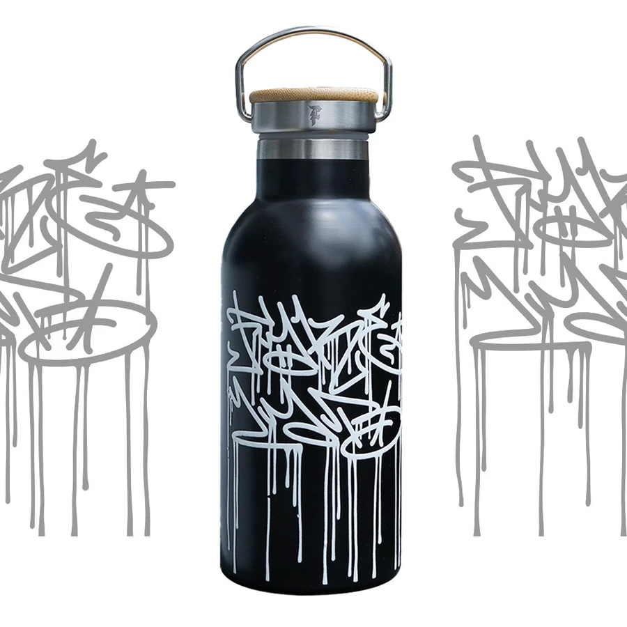 Street Art Tumbler WHITE DROPS