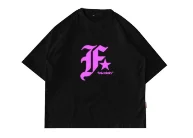 Boxy tee F STAR hitam